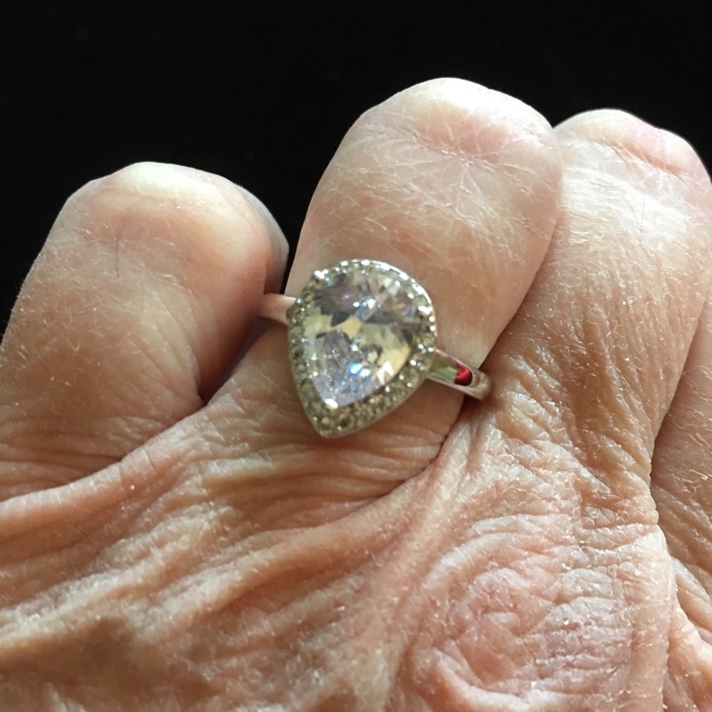 AAA CZ 925 Sterling Silver Ring, Beautiful.